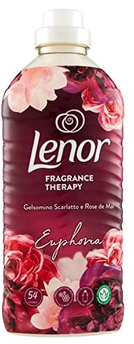 Lenor Ammorbidente Lavatrice Concentrato Gelsomino Scarlatto e Rose de Mai, 1134ml