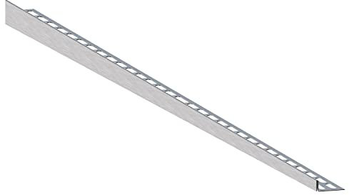 Aquabad Edelstahl Gefälleprofil Clive für begehbare Dusche 120cm, rechtsversion, Kantenhöhe 12mm