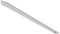 Aquabad profilo inclinato Clive in acciaio inox per doccia walk-in 120 cm, versione destra, altezza bordo 12 mm