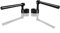HCOWL Motorrad 55 mm MultiClip Verstellbarer Stummellenker kompatibel mit BMW R NineT 2014-2020 S 1000 RR / HP4 2010 S 1000 RR 2010-2020