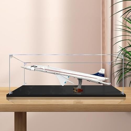 Transparente Acryl-Vitrine Für Lego 10318 Concorde, Staubdichte Vitrine Kompatibel Mit Lego 10318 (Lego-Modell Nicht Im Lieferumfang Enthalten) A,2mm
