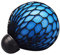 Mesh Ball Fidget Toys, Stressbälle lindern Verspannungen, Fidget Mesh Balls Squeeze Sensory Grape Balls Spielzeug für Erwachsene Druckentlastung Büro Blau Schwarz