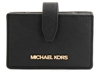 Michael Kors Geldbörse für Damen Jet Set Reisekartenetui, Schwarz, Modern