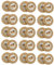 Srutueo Lot de 30 décapsuleurs ronds en bambou pour réfrigérateur, décoration de bar, décapsuleur de bière