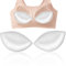 POMAMZ Silicone Bra Pads Inserts, Bikini Push Up Pads, Removable Fake Breasts Bra Fillers Enhancers, Silicone Chicken Fillets Bra Inserts Pads