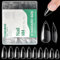 Nail Tips Medium Almond,504PCS Soft Gel Full Cover Nail Tips Kit for Nails Extensions,Clear Strong Fake Press on Nails Tips for Manicure Salons Nail Art (504 Medium Almond)
