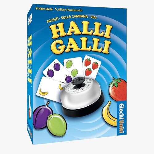 Giochi Uniti - Halli Galli Edition 2024, 2-6 Spieler, ab 6 Jahren, Brettspiel, italienische Ausgabe, GU807