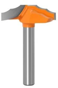 1/5 Stück Tür Fenster Schrank Bits Gravur Fräser Holzbearbeitung Türrahmen Fräser – 6 mm/6,35 mm Schaft(6mm shank NO2)