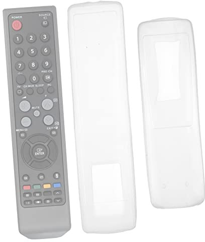 MOLUCKFU High-fitted Silicone Remote Control Cover 3pcs Tv Sleeve Dust Cover for Easy Battery Replacement