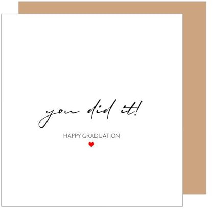 Edition Seidel Premium quadratische Glückwunschkarte zur bestandenen Prüfung mit Umschlag. Grußkarte Karte mit Spruch Abschluss Feier Abitur Studium Mann Frau Jugendliche Jugendlicher (PRQ116 SW025)