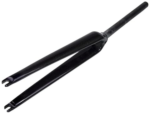 Forcella Mtb 700C 25,4 mm Forcella anteriore for bici da corsa su strada lucida opaca in fibra di carbonio completa Forcella anteriore for bici a scatto fisso Forcella rigida in carbonio Forcella Dell