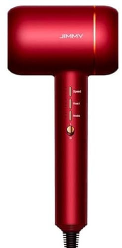 JIMMY F6 Ultraschall-Haartrockner mit Nano-Ionen und Wärmekontrolle (Ruby Red)