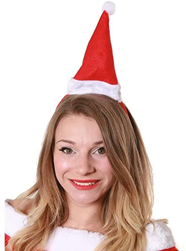 Ilovefancydress Weihnachtsmützen auf Kopfband, 100 Stück