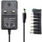 Akaboo 12V 3A Power Supply Adapter,Adapter Power Cord for LCD Monitor TV, Household Appliances, Surveillance Equipment, Led Strips,CCTV Camera DVR NVR,Cisco Router,Alarm bell,Roberts Radio with 8×Tips