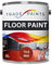 Heavy Duty Quick Dry Floor Paint - Garage, Workshop, Warehouse, Industrial Floor Paint - Ideal For Concrete, Stone, Brick, Wood & Metal (Tile Red, 5 l Pack of 1)