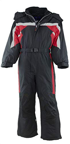 Fortuna F. Schneeanzug Schneeoverall Winteranzug Skianzug SKIOVERALL Winter Kinder 1311 Gr. 80-140 (schwarz, 122)