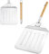Unicook Pizza Peel, 10 Inch Stainless Steel Pizza Paddle with Long Detachable Wood Handle for Easy Storage, Metal Pizza Shovel for Moving Pizza in and Out of The Oven