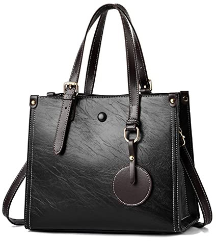 Chikencall Damen 4er Set Handtasche und Geldbörsen Graffiti-Umhängetasche Schultertaschen aus veganem Leder Work Shopper Weihnachtstasche