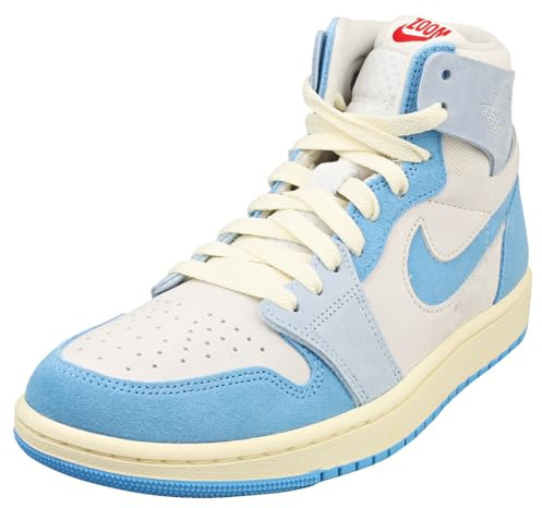 Air Jordan 1 Zoom Air CMFT Corte Viola CT0979-505, Fantasma/Università Blu, 37.5 EU