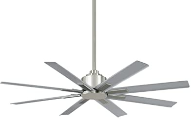 MINKA-AIRE Xtreme H2O 52 Outdoor Ceiling Fan F896-52-BNW - Brushed Nickel Wet