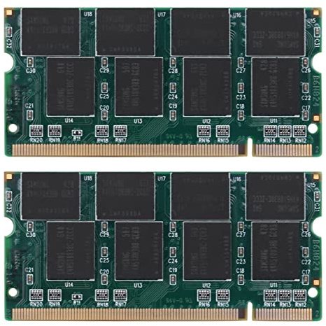 BRIUERG Memoria RAM SO-DIMM 200PIN DDR333 PC 2700 333 MHz 2 x 1 GB DDR1 para portátil Sodimm Memoria
