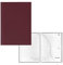 Idena 11016 - Buchkalender 2024, DIN A5, basic burgunderrot, 320 Seiten, Hardcover Tagesplaner mit Leseband