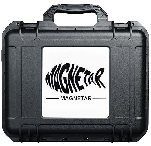 Magnetar Koffer Groß - Kunststoff - 20 Liter - Für Aufbewahrung - Mit Kofferverschluss - Ideal für Bergemagnete, Fischmagnete, Angelmagnete und Magnetfischen Zubehör