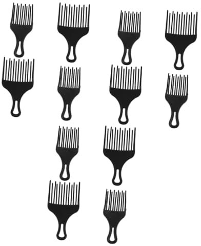 minkissy 12 Stück Öl- -Kamm Kämme Für Frauen Haarpickkamm Fro-Kamm Haarkamm Dreadlock-Zubehör Rechenkamm Haarfärbekamm Spießkamm Glatter Haarpickkamm Kamm Für Männer
