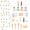 Jiahuade Wichtel Zubehör Weihnachten,27pcs Puppenhaus Zubehör Wichtel,Dollhouse 1 12 Scale Möbelset,Wichtel Zubehör,Weihnachtswichtel Zubehör