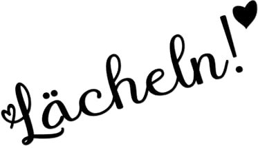 Spiegelaufkleber | Lächeln | Friseursalon Friseur Friseuse Haarschnitt Spiegel Aufkleber Sticker Motivation Selbstwertgefühl Lächeln Glücklich Toilette Öffentlich
