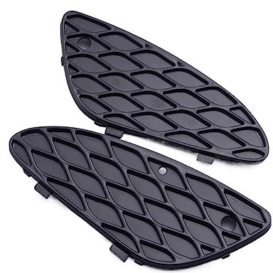 MODADA Nebelscheinwerfer-Abdeckung 1 Paar Vordere Stoßstangen-Unterabdeckungsgitter Für Mercedes E W211 E320 E350 E500 2118850253 2118850353 Front Kühlergrille