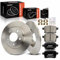 Frankberg 2x Bremsscheiben + 4x Bremsbeläge Hinterachse mit Bremsenschmiermittel Kompatibel mit Corsa E X15 2015-Heute Adam M13 2014-2018 Corsa E X15 2014-Heute Replace# 95517078