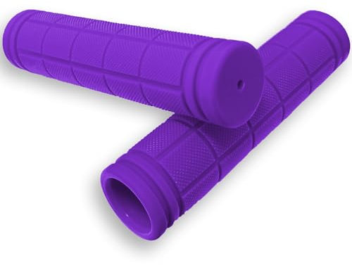 FRSOHEWIN Fahrradgriffe Griffe Lenkergriffe Ergonomisch Gummi Fahrradlenker rutschfest für Fahrrad MTB 1 Paar Cityrad Bike Mountainbike 120mm Schwarz (Purple)