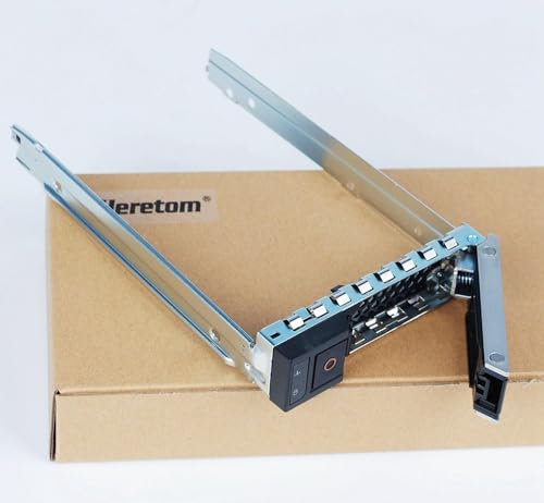Heretom Festplattenrahmen X7K8W Y796F Plateau pour disque dur Dell PowerEdge 14 génération R240 R340 R440 R540 R640 R740 R740 R740xd R6415 R7415 R7425 Et plus - Hotte Support SAS SATA T-Swap