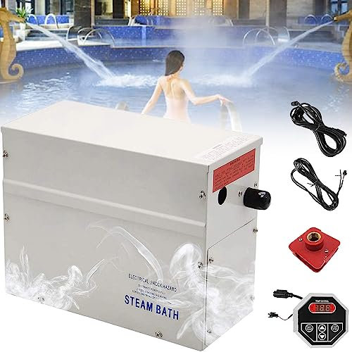 Generatore di vapore per bagno turco per sauna bagno turco doccia a casa 220V - stanza 35-55℃, rilassarsi e disintossicare nel lusso