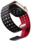 Bandletic Magnetico Cinturino Compatibile con Cinturino Apple Watch Ultra 2 45mm 44mm 42mm 49mm,Morbido Silicone Sport Banda per iWatch Ultra Series 10 9 8 7 6 5 4 3 2 1 SE per Donne Uomini,Nero Rosso