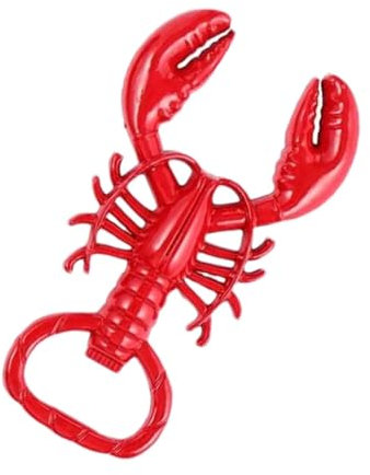 Magnetischer Flaschenöffner, Hummer-Schlüsselanhänger-Flaschenöffner - Realistischer Bier- und Flaschenöffner - Praktisches Werkzeug, dekorativer Magnet-Schlüsselanhänger,