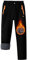 MoFiz Kinder Arbeitshose Softshellhose Kinder Skihose Thermohose Jungen Mädchen Weich mit Reißverschluss Tasche Schwarz-B 152-164