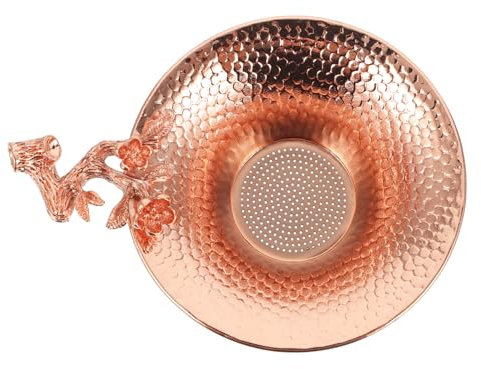 Colino da tè, filtro da tè sfuso, perdita di tè, colino da tè in rame, setaccio da tè, imbuto per il tè, set da tè sfuso