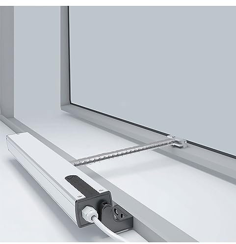 Aprifinestra elettrico con interruttore a parete e telecomando Max 400N motorizzato per lucernari e prese d'aria aprifinestra automatico (1000 mm)