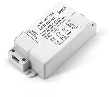 LED Driver 12V 12W 1A, EAGWELL 240V AC to 12V DC Transformer, Constant Voltage DC Power Supply, Low Voltage Transformers for Strip Light, downlight, Display and G4, MR11, MR16 LED Light Bulbs