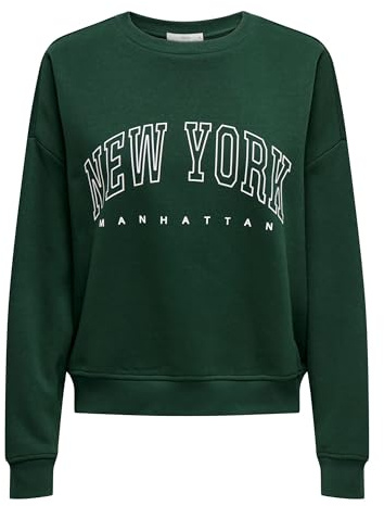 ONLY Damen Onlsweat Life L/S Crew O.Size State Noos Sweatshirt Mit Print (1er Pack)