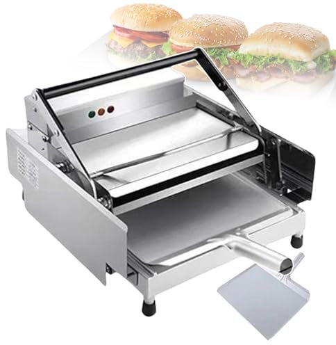 forplubossmmp Tostadora De Hamburguesas Eléctrica De 0 A 3 Minutos, Máquina para Hacer Pan A La Parrilla, Máquina para Hornear Hamburguesas De Doble Capa De 0,8 Kw, Horno De Pan Vertical