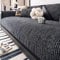 Yahbrra Sofabezug Weiche Chenille Sofa Überzug: für 1 2 3 4 Sitzer L Form Sofaüberwurf Ecksofa Couch Überzug Neue Universelle Anti Rutsch Hund Katze Sofa Cover (Dunkelgrau, 70 * 180cm)