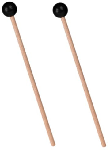 Didiseaon 2pcs Drum Mallets Percussion Mallet Ethereal Drum Hammer Concert Percussion