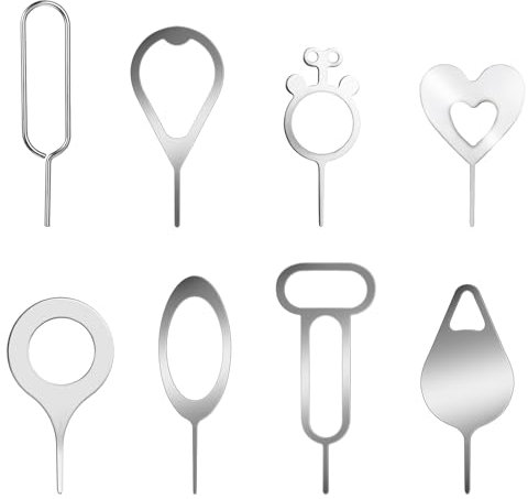 Teaaha Lot de 8 aiguilles de rechange pour carte SIM