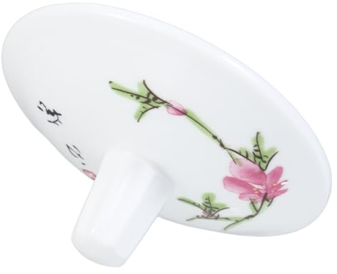 KOCKSHION Ceramic Mug Lid Replacement Cover for Tea Coffee Mugs Ceramic Design for Home Office the Go Use Leakproof for Hot Drinks