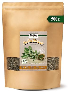 Biojoy Sauge BIO, séchée, coupée, infusion, 500 g | Infusion en vrac, Salvia officinalis L.