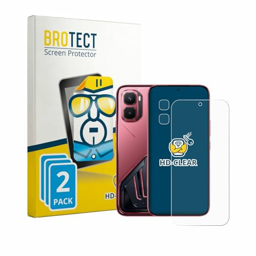 BROTECT 2 Stück Schutzfolie für Infinix GT 50 Pro (Display+Kamera) Displayschutz Folie Made in Germany, Ultra-Klar