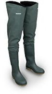SHIMANO Waders Traspirante da Pesca PVC Thigh Boot 46 Impermeabili